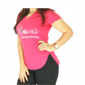 Polinho Cropped Feminina Rosa