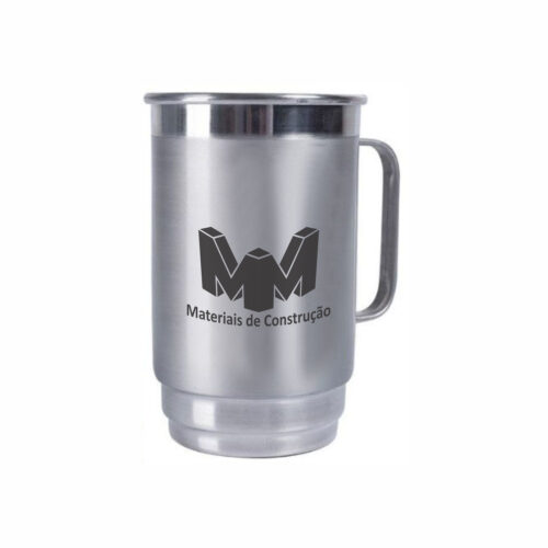 CANECA CHOPP DE ALUMÍNIO 500 ML