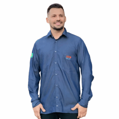 CAMISA SOCIAL MASC MANGA LONGA