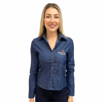 CAMISETE SOCIAL SLIM FEM