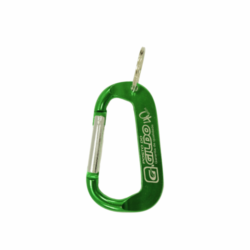 CHAVEIRO MOSQUETÃO VERDE
