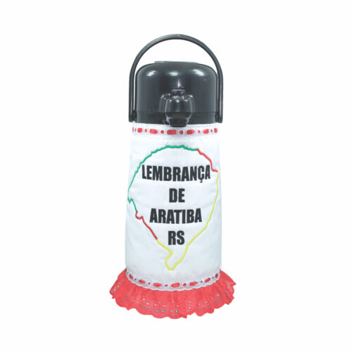 CAPA DE GARRAFA TÉRMICA BORDADA