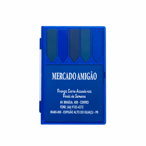 ESTOJO COM BLOCO PARA ANOTAÇÃO 143203V